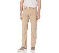 Wrangler Herren-Canvas-Hose mit geradem Bein, entspannte Passform, robust, Leinwandbild Golden Khaki, 36W / 30L