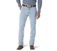 Wrangler Herren Cowboy slim fit jeanÂ De Ajuste Delgado De Corte Vaquero jeans, Goldfarbene Schnalle, 34W / 30L EU