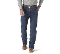 Wrangler Herren Hochwertige Performance Cowboy-Schnitt, Komfortabel, Feuchtigkeitsableitend, Schmale Passform Jeans, Vintage-Stein, 34W / 36L