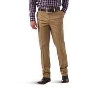 Wrangler Herren Freizeithose mit Flacher Vorderseite, lockere Passform Hose, Khaki, 31 W/36 L
