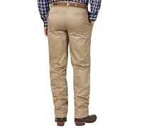 Wrangler Herren Riata Freizeithose mit Flacher Vorderseite, Lockere Passform Hose, Khaki, 42W / 34L