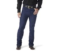 Wrangler Herren Jeans im Cowboy-Schnitt, schmale Passform, traditioneller Bootcut, Marineblau, 36W / 31L