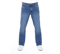 Wrangler Herren Jeans Regular Fit Texas Stretch Hose Blau Authentic Straight Jeanshose Denim Hose Baumwolle Blue w30, Farbe: Blue Whirl, Größe: 30W / 32L