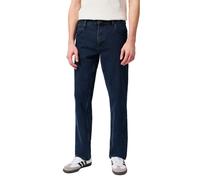 WRANGLER Herren Jeans Straight - Mid Waist - Regular Fit - Blau Schwarz W30-W44