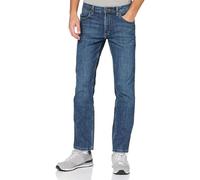Straight-Jeans WRANGLER "Authentic Straight", Herren, Gr. 31, Länge 30, blau (authentic, blau), Denim/Jeans, Obermaterial: 98% Baumwolle, 2% Elasthan, normal lang, Jeans Straight-Jeans, Topseller (670