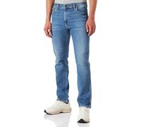 Gerade Jeans WRANGLER "Texas" Gr. 32, Länge 34, blau (new favorite) Herren Jeans Regular Fit (19756241-32)
