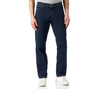 Wrangler Herren Jeans Texas Slim in dunkelblauem Cross Game W40 / L32 Regular Fit - die gerade Form