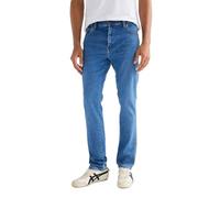 Wrangler Herrenjeans Texas Slim Fit Ridge Wash Baumwoll-Stretch 34/34