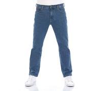 Wrangler Herren Jeans Texas Stretch Regular Fit Jeanshose Straight Denim Hose Baumwolle Blau, Länge:36L, Green Island, Weite:34W