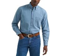 Wrangler Herren-Jeanshemd mit Knopfleiste, Denim, 3XL