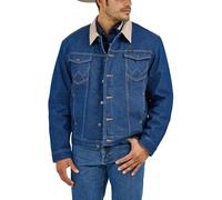 Wrangler Herren-Jeansjacke, gefüttert, Cowboy-Schnitt, Westernjacke, Denim/Decke, XXL