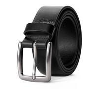 Wrangler Herren-Ledergürtel, 38 mm, lässiger Gürtel für Jeans, Geschenk für Männer, Schwarz, 36 (waist 33-34)