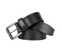 Wrangler Herren-Ledergürtel, 38 mm, Rollschnalle, lässiger Alltagsgürtel für Jeans, Geschenk für Männer, Schwarz, 36 (waist 33-34)