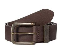 Wrangler Ledergürtel Heritage-Optik in Braun 105