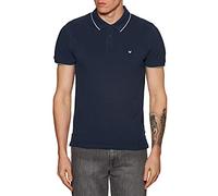 Wrangler Shirt Pique Polo in blauem Classic-Navy S Regular Fit
