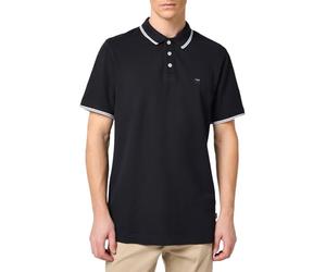 Wrangler Herren Polo Shirt, Schwarz, 3XL EU