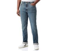 Straight-Jeans WRANGLER, Herren, Gr. 34, Länge 32, river, Denim/Jeans, Obermaterial: 99% Baumwolle, 1% Elasthan, straight fit lang, Jeans Straight-Jeans, aus elastischer Baumwollmischung (65497623-34)
