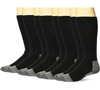 Wrangler Herren Riggs Workwear Wade, 4 Paar Lässige Socke, Schwarz, Large (4er Pack)