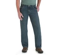 Wrangler Herren Rugged Wear Relaxed Straight Fit Jeans - Blau - 38W / 34L