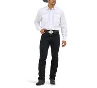Wrangler Herren Silver Edition Slim Fit Jeans, Schwarz, Washed, 31W / 34L