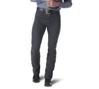 Wrangler Herren Slim Fit Cowboy-Schnitt Jeans, Dunkelgrau, 34W / 36L