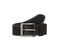Wrangler Gürtel Basic – gesteppt – Herren – Schwarz – 85 cm