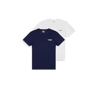 Wrangler Sign Off Short Sleeve T-shirt 2 Units Blau XL Mann (Herstellerartikelnummer: W7BZFQXW4-XL)