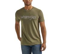 Wrangler Herren-T-Shirt, kurzärmelig, Sage Heather, Mittel