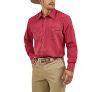 Wrangler Herren Sport Western Langarm Snap Shirt - Violett - XX-Large Hoch