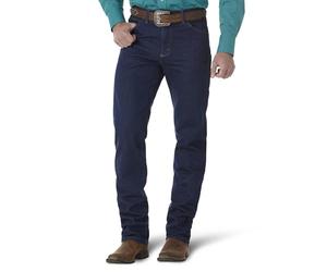 Wrangler Hochwertige Herren-Jeans, Cowboy-Schnitt, Normale Passform, Dark Stone, 36W / 30L