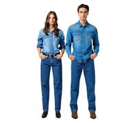 5-Pocket-Jeans WRANGLER "13MWZ ORIGINAL FIT", Herren, Gr. 36, Länge 30, blau (stonewashed), Denim/Jeans, Obermaterial: 100% Baumwolle, bootcut fit lang, Jeans 5-Pocket-Jeans (53911609-36) stonewashed