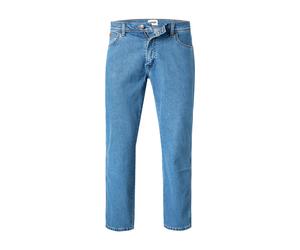 Wrangler Jeans Herren Straight Fit Baumwoll-Stretch blau, 44/32