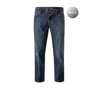 Gerade Jeans WRANGLER "Texas", Herren, Gr. 40, Länge 34, blau (arm strong), Denim/Jeans, Obermaterial: 91% Baumwolle, 7% Elastomultiester, 2% Elasthan, Basic, regular fit lang, Jeans Gerade Jeans (419