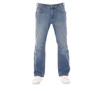 Wrangler Jeans Herren Stretch Bootcut Jacksville Jeanshose Hose Denim Blue w36, Farbe: Vintage Worn, Größe: 36W / 34L