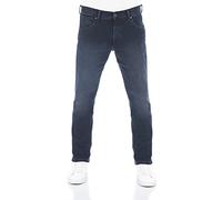 Wrangler Jeans Herren Stretch Regular Straight Fit Greensboro Jeanshose Denim Blue w30, Farbe: Smoke Blue, Größe: 30W / 32L