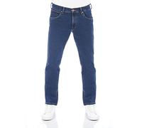 Wrangler Jeans Herren Stretch Regular Straight Fit Greensboro Jeanshose Denim Blue w31, Farbe: Blue Chip, Größe: 31W / 32L