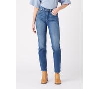 Wrangler Straight Jeans in blau mit mittelhohen Bund W32 / L34 Straight Fit