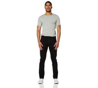 Wrangler Herren-Jeans STRAIGHT W10TM7107 – Regular Fit, Straight Leg, Black Rinse, W38/L30