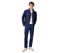 Jeansjacke WRANGLER "124MJ" Gr. M, blau (rinse) Herren Jacken Übergangsjacken (74580629-M)