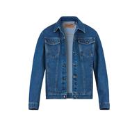Wrangler Jeansjacke Herren Umlegekragen Baumwolle blau, XXL