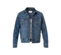 Wrangler Jeansjacke Herren Umlegekragen Baumwolle blau, XXL