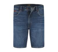 Jeansshorts WRANGLER "Texas", Damen, Gr. 34, N-Gr, stormforge_blau, Denim/Jeans, Obermaterial: 99% Baumwolle, 1% Elasthan, Basic, Jeans Jeansshorts (37874935-34) stormforge_blau