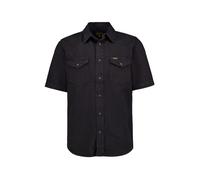 Wrangler Kurzarmhemd Herren Regular Fit Kurzarm Baumwolle schwarz, XXL