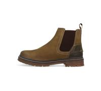 Wrangler Leder-Chelsea-Boots "Rex" in Khaki - Größe 45 | Herrenstiefel