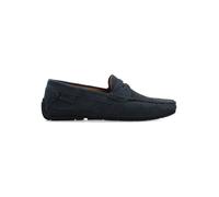 Wrangler Leder-Slipper in Dunkelblau - Größe 45 | Herren Schuhe Halbschuhe