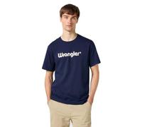 Wrangler Men's Logo Tee T-Shirt, Navy, S