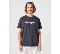 WRANGLER LOGO TEE Kurzarm T-Shirt black grey 112350526 L