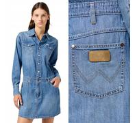 Wrangler Denim Langarmkleid XS Ultra Marine