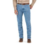 Wrangler Men’s 13MWZ Cowboy Cut Original Fit Jean, Prewashed Indigo, 42W x 30L