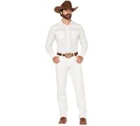 Wrangler Men’s 13MWZ Cowboy Cut Original Fit Jean, White, 33W x 32L